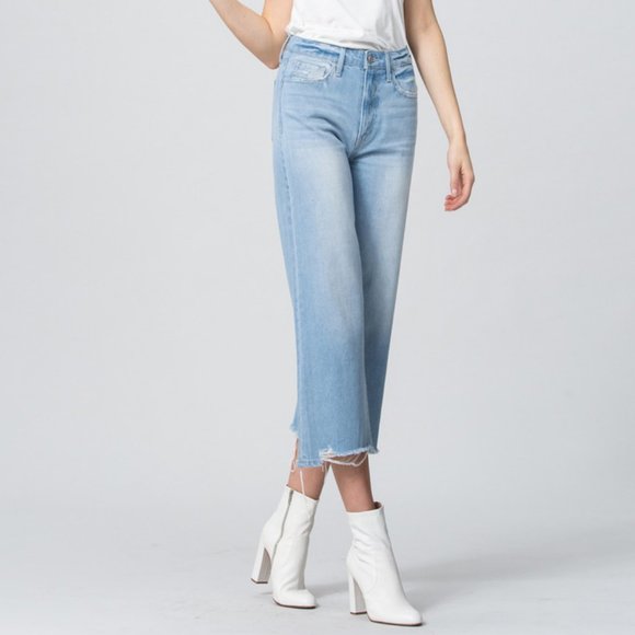 Vervet High-Rise Crop Wide Leg Jeans - Picture 2 of 4